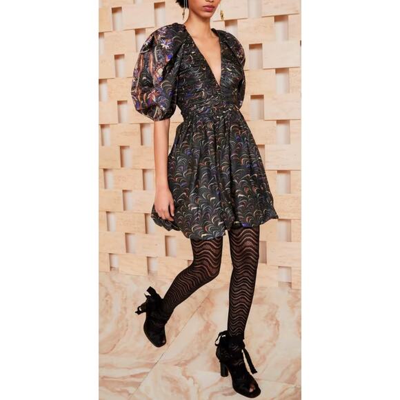 NEW Ulla Johnson Gwen dress in Obsidian Size 2 - Picture 2 of 13